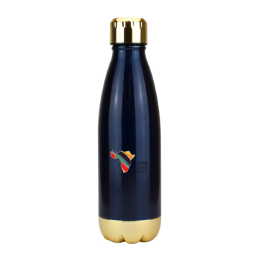 ThinkBlackAfrica – Vacuum Flask with Gold Trim – 500ml