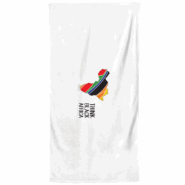 ThinkBlackAfrica – Large Beach Towel