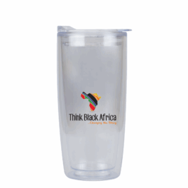 ThinkBlackAfrica – Double Walled Drinks Tumbler – 530ml