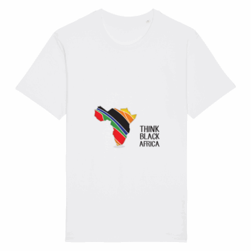 ThinkBlackAfrica – Organic T-Shirt – White